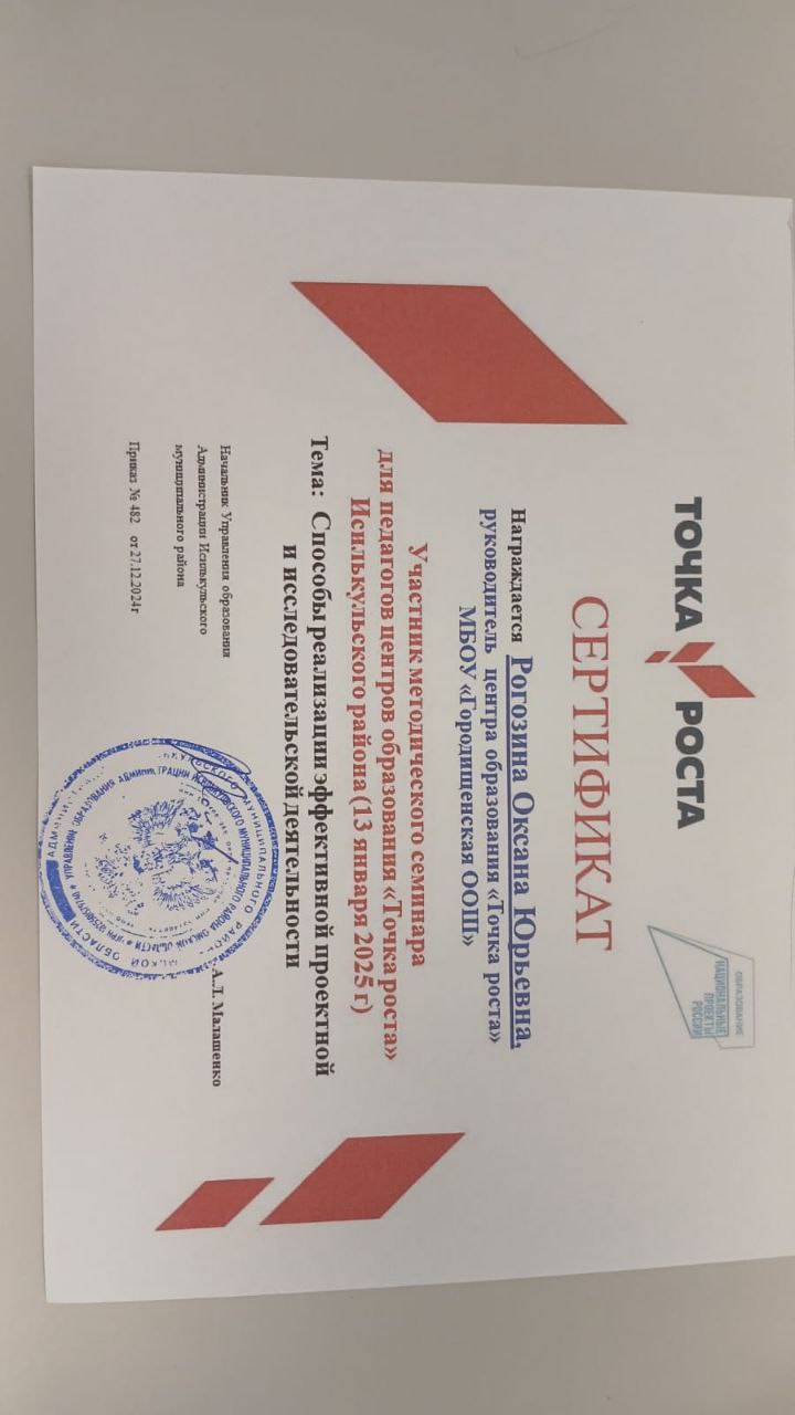 Точка роста.